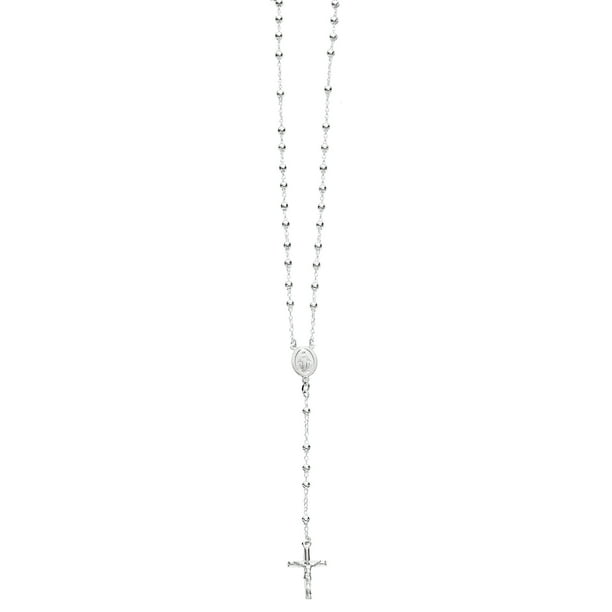 elegantmedical S925 Sterling Silver Large 2 inch Crucifix Cross Rosary Part Necklace Pendant Catholic Gift elegantmedical S925 Sterling Silver Large 2 inch Crucifix Cross Rosary Part Necklace Pendant Catholic Gift